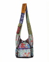 Kathmandu Collection Vintage Patchwork Hobo Bag with Water Bottle Pockets Jupiter Gear