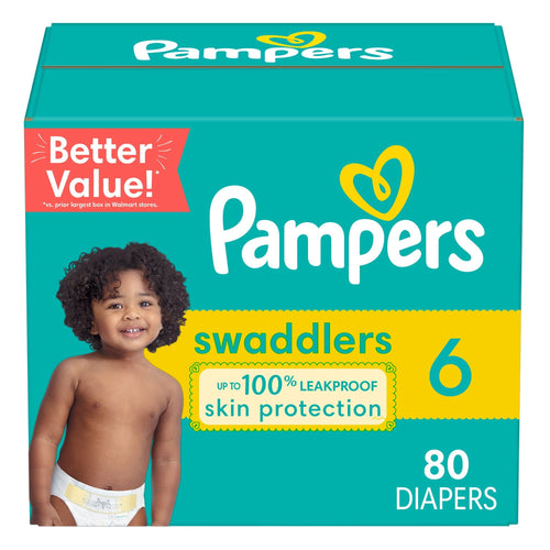 Pampers Swaddlers Diapers Size 6, 80 Count EasyOptionXY LLC