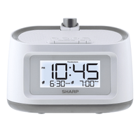 SHARP Projection Dual Alarm Clock with 8 Soothing Sleep Sounds, Easy to Read Display EasyOptionXY LLC