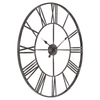 Solange Round Metal Wall Clock - 30" Gray EasyOptionXY LLC