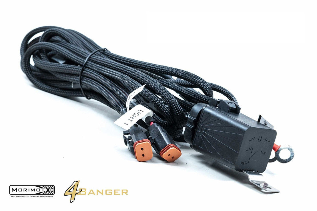 Morimoto 4Banger LED Ditch Light System: Ford Super Duty (17-22)
