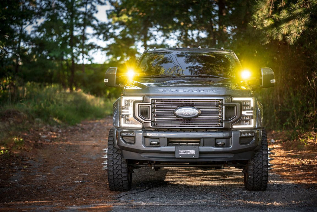 Morimoto 4Banger LED Ditch Light System: Ford Super Duty (17-22)
