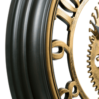La Crosse Clock 20-inch Bronze Antiqued Gears Vintage Quartz Analog Wall Clock, 404-3051C EasyOptionXY LLC