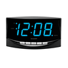 Sharp Digital Alarm Clock Jumbo 2' Bright Blue LED High Display High/Low Alarm Volume EasyOptionXY LLC