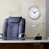 La Crosse Technology 14-inch Silver Contemporary Atomic Analog Clock, WT-3144S-Int EasyOptionXY LLC