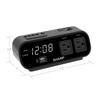 SHARP Digital Alarm Clock, 2 AMP USB Fast Charge Port, 2 x AC Power Outlets, White LED Display EasyOptionXY LLC