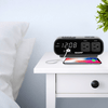 SHARP Digital Alarm Clock, 2 AMP USB Fast Charge Port, 2 x AC Power Outlets, White LED Display EasyOptionXY LLC