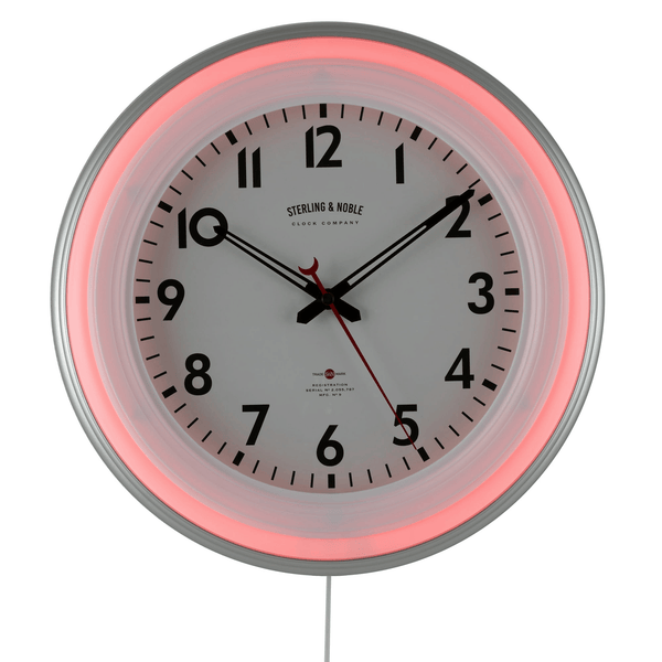 Sterling & Noble 11" Round Indoor Multi-Colored LED Wall Clock with Remote Control EasyOptionXY LLC