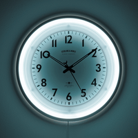 Sterling & Noble 11" Round Indoor Multi-Colored LED Wall Clock with Remote Control EasyOptionXY LLC