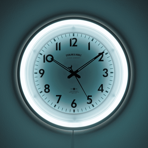 Sterling & Noble 11" Round Indoor Multi-Colored LED Wall Clock with Remote Control EasyOptionXY LLC