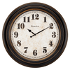 Westclox Brown and Bronze Round Oversized Classic Analog Quartz Accurate Wall Clock EasyOptionXY LLC