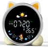 Hansang Alarm Clock for Kids, Ok to Wake Clock, Sleep Training Cat Digital Alarm Clock with 5 Night Light EasyOptionXY LLC
