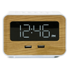 Lumoday Dual USB Charging Station Digital Alarm Clock, White EasyOptionXY LLC