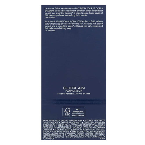 ($52 Value) Guerlain Shalimar Body Lotion, 6.8 Oz EasyOptionXY LLC