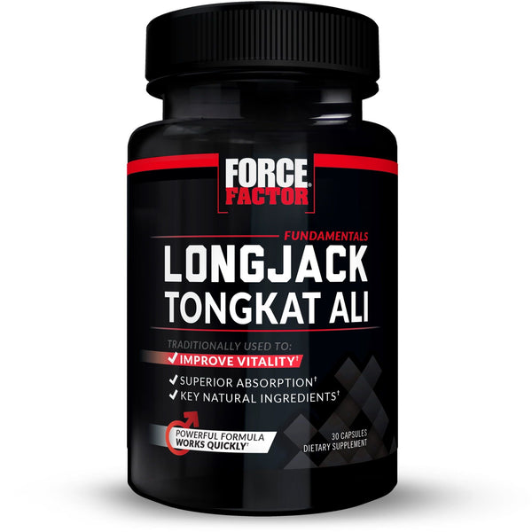 Force Factor Longjack Tongkat Ali 500mg, Vitality Supplement for Men, 30 Capsules EasyOptionXY LLC