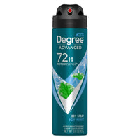 Degree Advanced Long Lasting Antiperspirant Deodorant Dry Spray, Icy Mint, 3.8 oz EasyOptionXY LLC