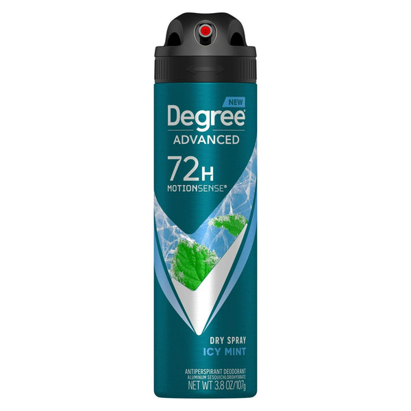 Degree Advanced Long Lasting Antiperspirant Deodorant Dry Spray, Icy Mint, 3.8 oz EasyOptionXY LLC