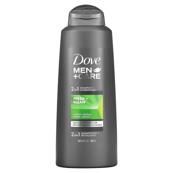 Dove Men+Care Fortifying 2-in-1 Shampoo and Conditioner For Everyday Care Fresh and Clean with Caffeine Helps Strengthen and Nourish Hair 20.4 oz EasyOptionXY LLC