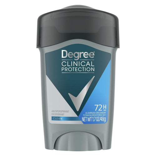 Degree Clinical Protection Long Lasting Antiperspirant Deodorant Stick, Clean, 1.7 oz EasyOptionXY LLC