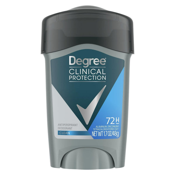 Degree Clinical Protection Long Lasting Antiperspirant Deodorant Stick, Clean, 1.7 oz EasyOptionXY LLC