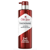 Old Spice Thickening 2in1 Shampoo & Conditioner with Biotin and Menthol, All Hair Types, 17.9 fl oz EasyOptionXY LLC