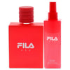 Fila Red by Fila for Men - 2 Pc Gift Set 3.4oz EDT Spray, 8.4oz Body Spray EasyOptionXY LLC