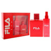 Fila Red by Fila for Men - 2 Pc Gift Set 3.4oz EDT Spray, 8.4oz Body Spray EasyOptionXY LLC