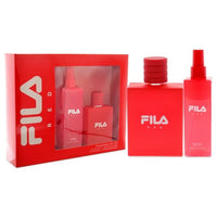 Fila Red by Fila for Men - 2 Pc Gift Set 3.4oz EDT Spray, 8.4oz Body Spray EasyOptionXY LLC