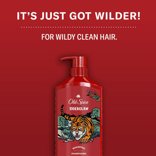 Old Spice Tiger Claw Men's Shampoo, All Hair Types, 21.9 fl oz EasyOptionXY LLC