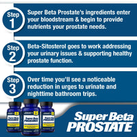 Super Beta Prostate ¨C Over 15 Million Bottles Sold ¨C Urologist Recommended Prostate Supplement for Men - Reduce Bathroom Trips Night, Promote Sleep & Bladder Emptying, Beta Sitosterol, 60 CT, Softgels EasyOptionXY LLC