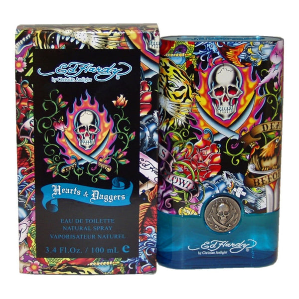 Ed Hardy Hearts & Daggers Cologne,Eau De Toilette Spray For Men 3.4 Oz EasyOptionXY LLC