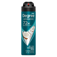 Degree Advanced Long Lasting Antiperspirant Deodorant Dry Spray, Coconut Rush, 3.8 oz EasyOptionXY LLC