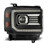 AlphaRex 14-18 GMC Sierra PRO-Series Halogen Projector Headlights Black OffRoadUSA.com