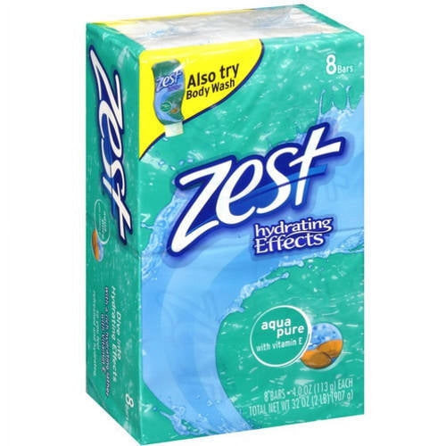 Zest Aqua Pure Scent Hydrating Effects Bar Soap, 32 oz EasyOptionXY LLC
