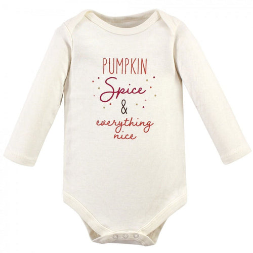 Hudson Baby Infant Girl Cotton Long-Sleeve Bodysuits 5pk, Pumpkin Spice, 12-18 Months EasyOptionXY LLC