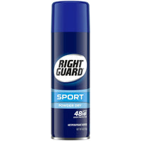 Right Guard Sport Antiperspirant Deodorant Aerosol Spray, Powder Dry, 6 oz EasyOptionXY LLC