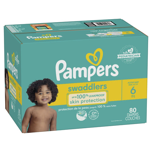 Pampers Swaddlers Diapers Size 6, 80 Count EasyOptionXY LLC