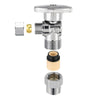 1/2" CPVC x 3/8" OD Compr. Angle Stop Valve, 1/4 Turn (Lead Free)