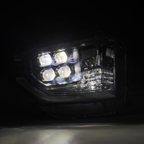 AlphaRex 14-21 Toyota Tundra MK II NOVA-Series LED Projector Headlights Alpha-Black OffRoadUSA.com