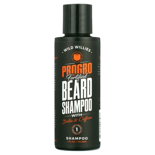 Wild Willies Progro Fortified Beard Wash Shampoo With Biotin and Caffeine, 4 Oz. EasyOptionXY LLC