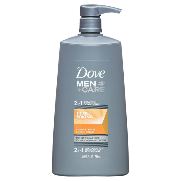 Dove Men+Care Strengthens and Recharges Hair Vigor Fortifying 2 in 1 Shampoo Plus Conditioner with Caffeine & Calcium, 25.4 fl oz EasyOptionXY LLC