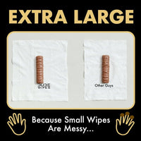 DUDE Wipes Flushable Wipes, XL Wet Wipes for at Home Use, Shea BUTTer Smooth, 144 Count EasyOptionXY LLC