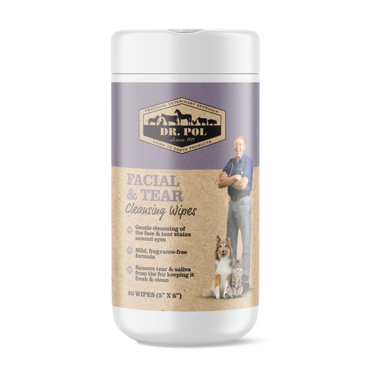 Dr. Pol Cat & Dog Tear Stain Remover Wipes 70 Count EasyOptionXY LLC