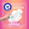 Always Radiant Teen Feminine Pads with Flex Foam with Wings; Unscented 28 Ct Size 1 EasyOptionXY LLC