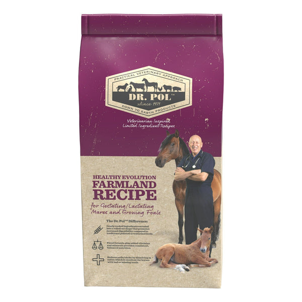 Dr. Pol Healthy Evolution 16-9-13% Extruded Mare & Foal Horse Feed, 40 lb. Bag EasyOptionXY LLC