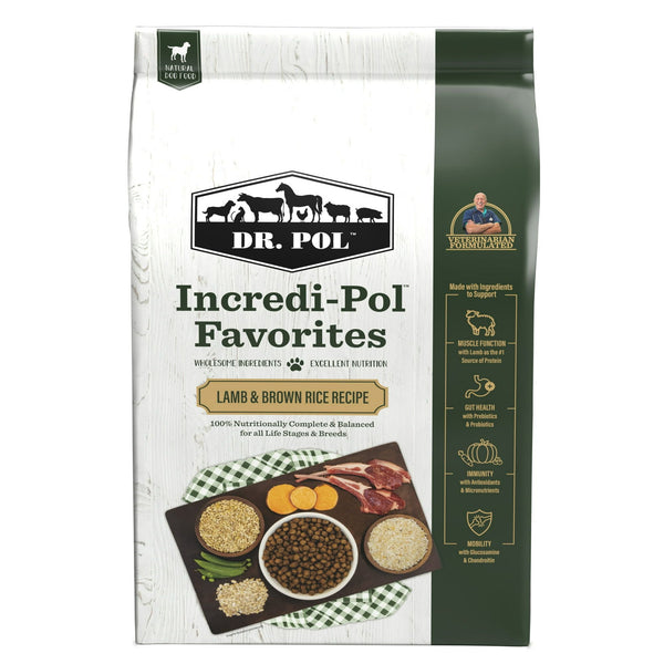 Dr. Pol Incredi-Pol Favorites Lamb and Brown Rice Recipe Dog Food - 6lb EasyOptionXY LLC