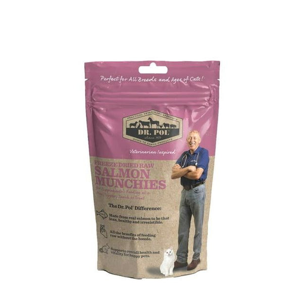 Dr. Pol Freeze Dried Munchies Salmon Cat Treat and Meal Topper EasyOptionXY LLC