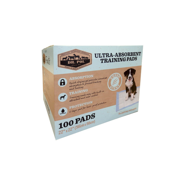 Dr. Pol Ultra-Absorbent Fresh Scent Training Pads - 100 Count - 22x22 EasyOptionXY LLC