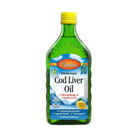 Carlson Wild Norwegian Liquid Cod Liver Oil, 1100 mg Omega-3s, 16.9 fl oz, Lemon EasyOptionXY LLC