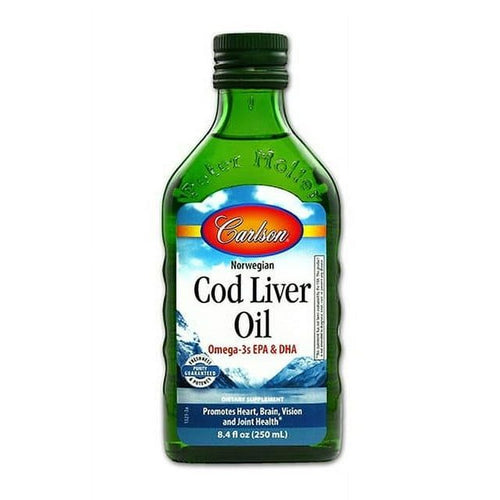 Carlson Labs Norwegian Cod Liver Oil Omega-3 EPA & DHA, Natural Flavor, 8.4 Fl Oz. EasyOptionXY LLC